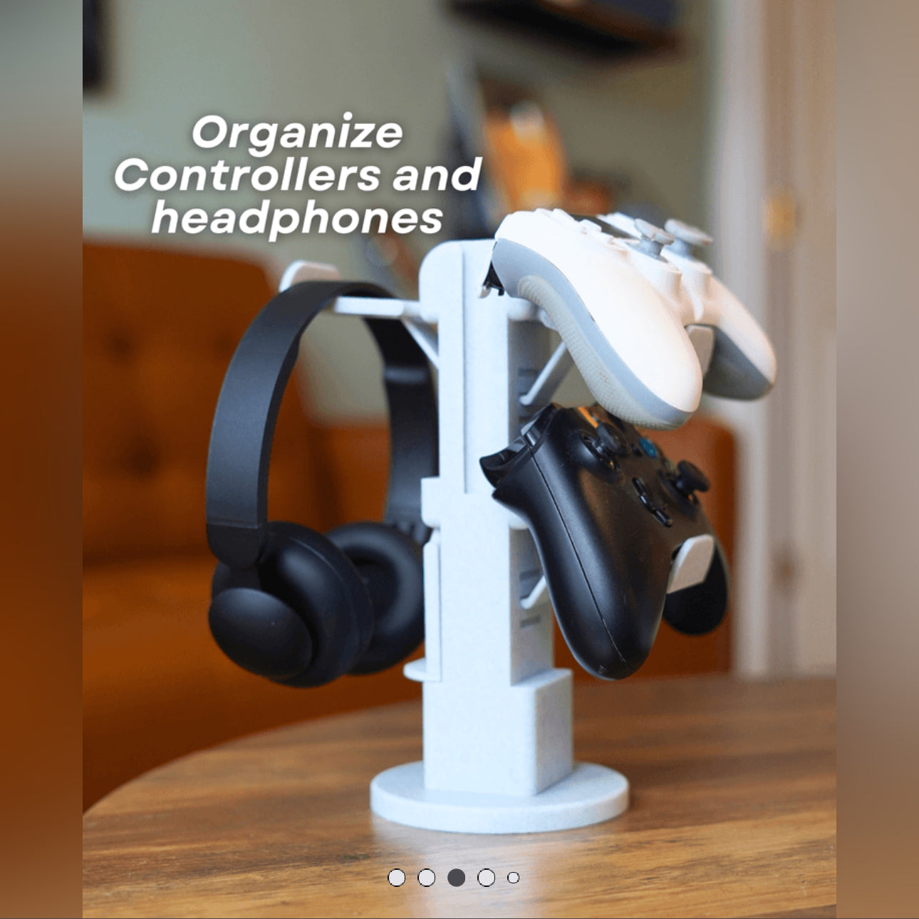 4-in-1 Controller Tower | Gaming Organizer Stand (2 Base Options)