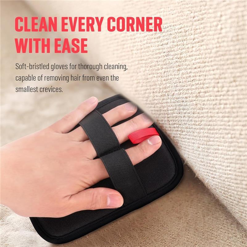 Pet Hair Remover, Electrostatic Reusable Cat & Dog Hair Removal Gloves for Couch, Furniture, Carpet, Curtain, Eco-Friendly & Versatile, 1 PCS