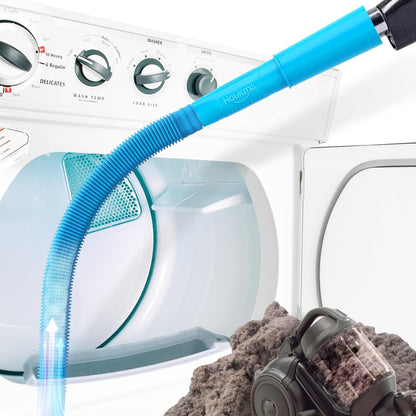 Dryer Vent Cleaner Kit Dryer Lint Vacuum Attachment Brush, Lint Remover, Dryer Vent Vacuum Hose Replacement Parts, Blue