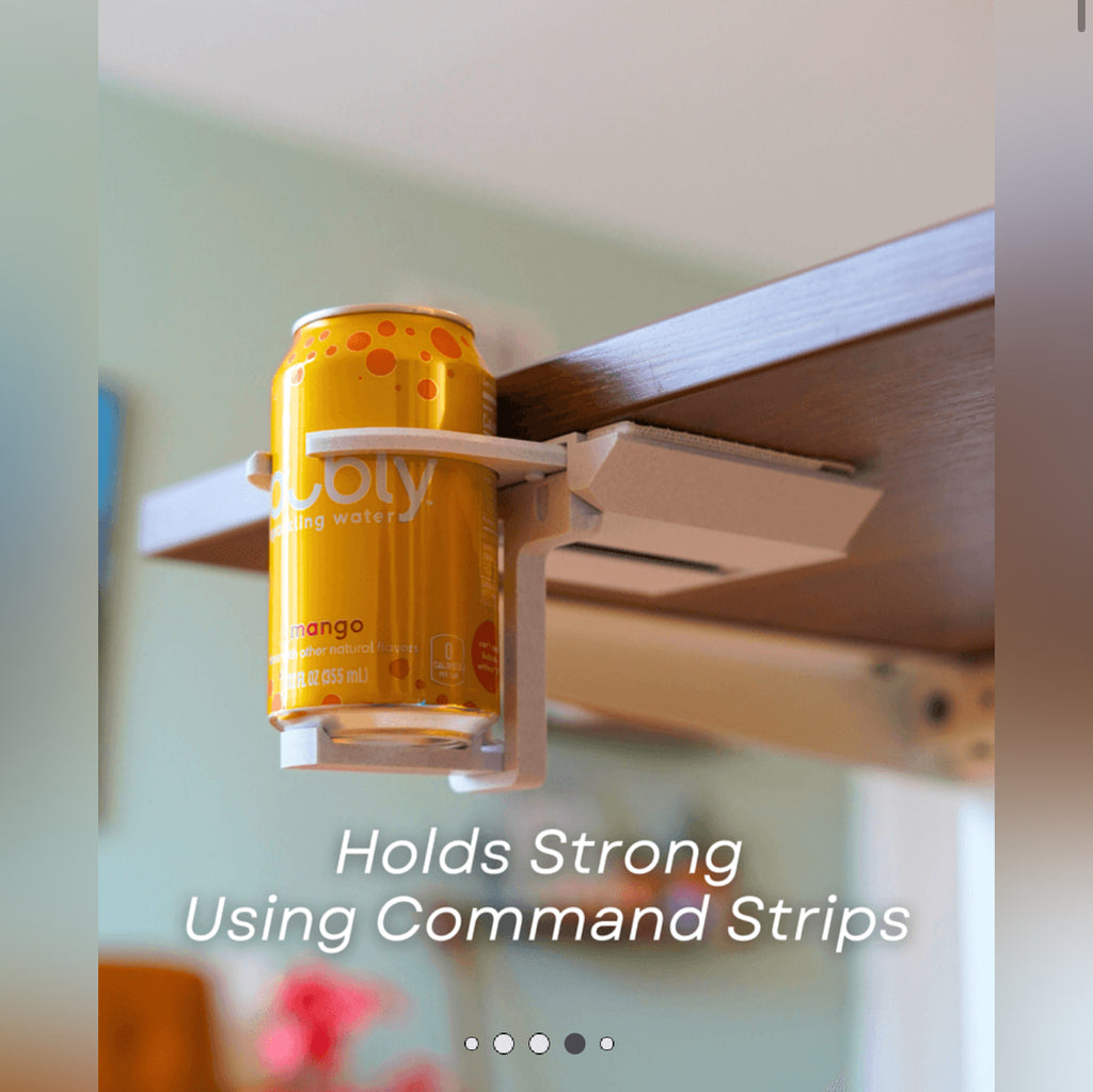 Can Claw - Pop Out Desktop Cupholder for Easy Access to Your Drinks on Your Desk