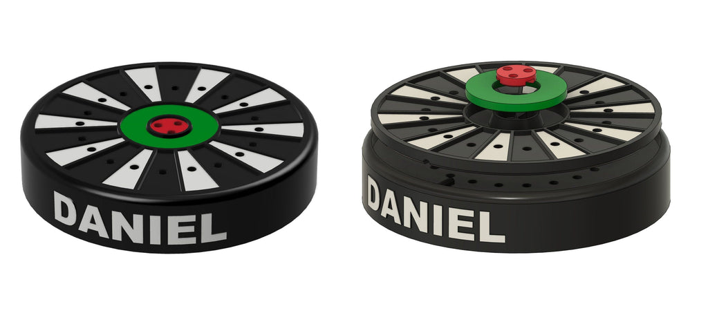 Custom dart holder with name