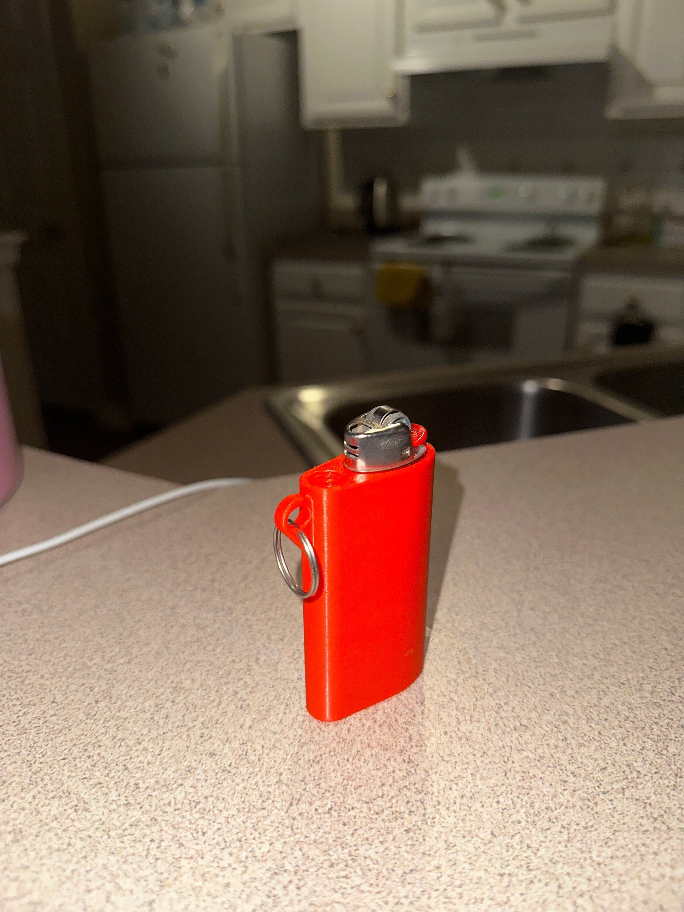 Style A with Small storage compartment and keychain slot