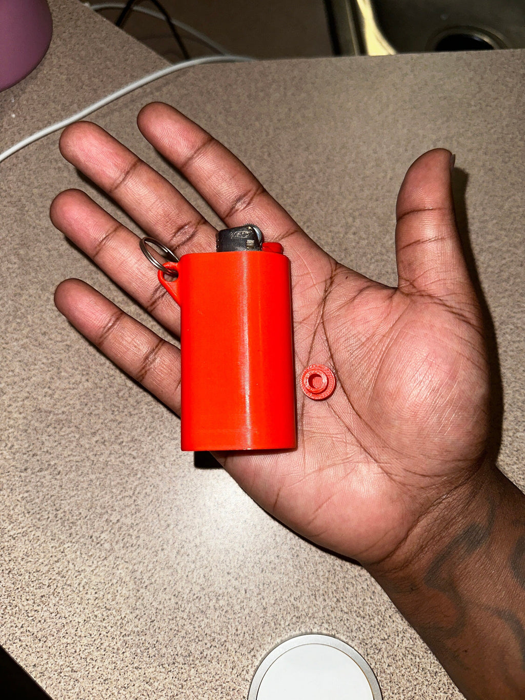 Style A with Small storage compartment and keychain slot